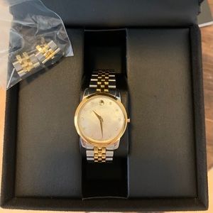 Movado Women's Two-Tone Diamond Swiss Quartz Watch